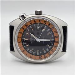 Vintage 1968 Glycine Airman SST Automatic Men's Watch w/ Hack Pin PLEASE READ